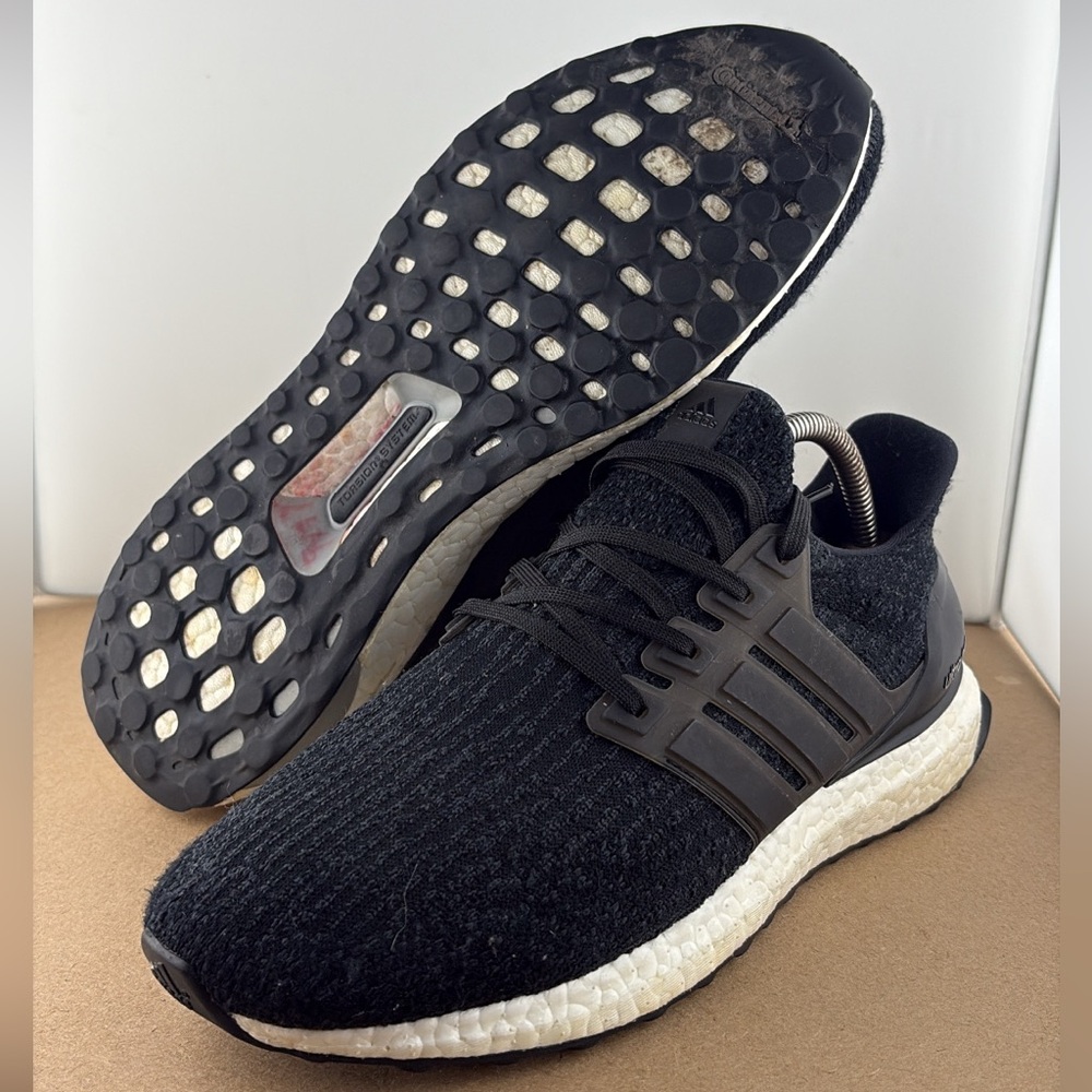 Adidas Women’s Ultraboost 3.0 S80682 Black White Running Shoes Sneakers Size 9